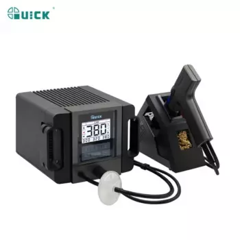 Умная паяльная станция QUICK TV2, наладочная станция с сенсорным выключателем и ЖК-дисплеем, для быстрого ремонта