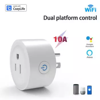 Умная розетка с поддержкой Wi-Fi и голосового управления, 16 А
