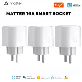 Умная розетка с таймером и поддержкой Wi-Fi, 16 А
