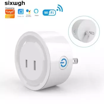 Умная розетка Tuya Wi-Fi 10A JP Smart Plug Дистанционный динамик AI Голосовое управление Обратный отсчет приложений Smart Life работает с Alexa Google