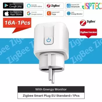 Умная розетка Tuya Zigbee