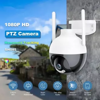 Умная Водонепроницаемая камера видеонаблюдения 2MP RJ45 HD мини купольная камера