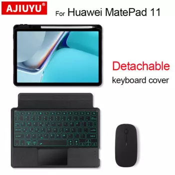 Умная Волшебная клавиатура для HUAWEI MatePad 11 DBY-W09 10,95 дюйма 2021 защитный чехол для планшета русская Корейская Арабская испанская французская