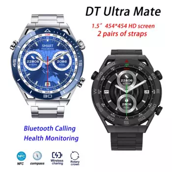 Умные часы DT Ultramate для мужчин и женщин, роскошные оригинальные наручные часы с GPS-трекером, компасом, для контроля здоровья