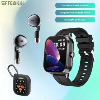 Умные часы Effeokki D8Pro 2 в 1, Встроенные наушники для мужчин, 2 дюйма, функция быстрого вызова, многофункциональный монитор сна для телефона Oppo Vivo