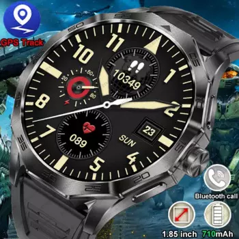 Умные часы Huawei Xiaomi GPS отслеживание 1,85 дюйма HD AMOLED экран 710 мАч батарея Bluetooth умные часы 2024 новый