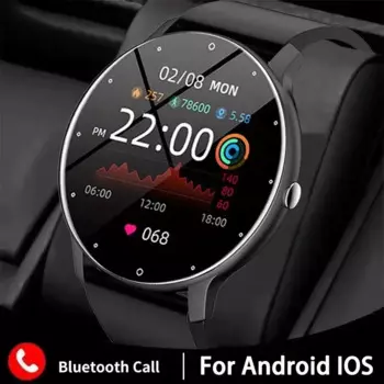 Умные часы, оригинальный экран 1,39 дюйма HD с сенсорным экраном, Bluetooth, монитор сна, совместимый с Android и IOS Reloj