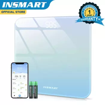 Умные весы для ванной комнаты INSMART, цифровые весы для измерения массы тела, индекса массы тела, 180 кг