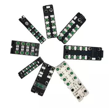 Умный аналоговый ПЛК RJ45 разъем M8 M12 удлинитель входной выходной модуль