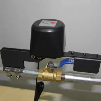 Умный контроллер клапана для воды и газа Tuya Wifi/Zigbee, автоматическое отключение, работает с Alexa Яндекс Google Home и вилкой европейского стандарта