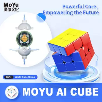 Умный Магнитный магический куб MOYU Ai 3x3x3, профессиональный скоростной пазл 3x3 3x3, детские игрушки, подарок, игра, оригинальный скоростной куб, куб Magico кубик рубика