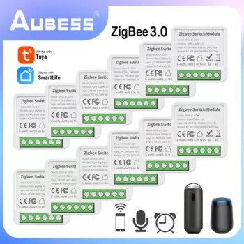 Умный мини-выключатель ZigBee, реле «сделай сам» для умного дома, с дистанционным управлением через приложение, с поддержкой Alexa и Google Home, 2/3/4 клавиши