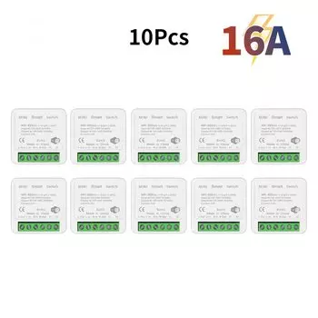 Умный модуль переключателя света Wi-Fi 16A