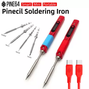 Умный портативный мини-паяльник Pine64, умный паяльник с разъемом Type-c на Usb-C, кремниевый зарядный кабель, телефон BC2 KU C1