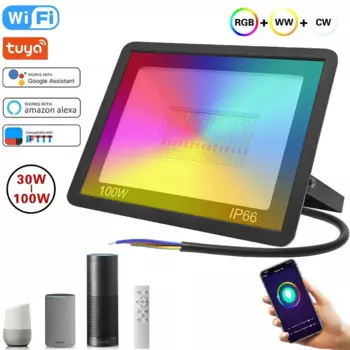 Умный RGB прожектор-отражатель, 30 Вт, 50 Вт, 100 Вт