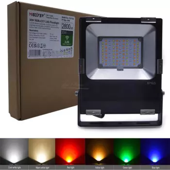 Умный Светодиодный прожектор FUTT03, 30 Вт, RGB + CCT, водонепроницаемый, 2,4G, беспроводной, Android/iOs, Wi-Fi, управление голосом через приложение