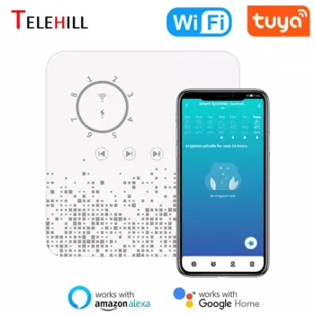 Умный таймер орошения Tuya, контроллер для орошения с Wi-Fi, разрешение 8 зон