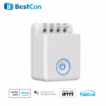 Умный Wi-Fi-модуль TISHRIC BroadLink SCB1E, 16 А, измерительный переключатель, четыре комплекта MCB1, работает с Alexa и Google Assistant