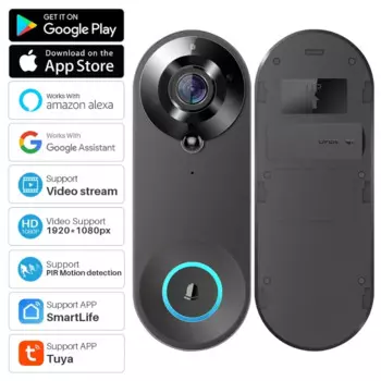 Умный видеодомофон, 1080P, Wi-Fi, двусторонний звук