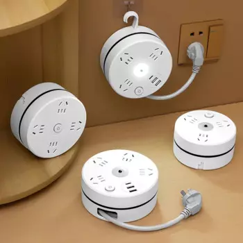 Универсальный сетевой удлинитель с 3 USB-портами 2.8 м