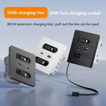 Умная розетка с зарядкой Depo Guye 20Вт USB C