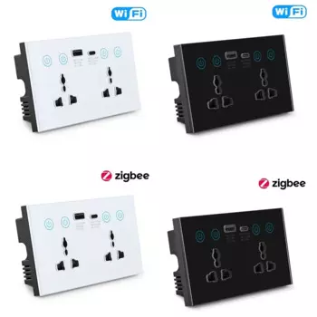 Универсальная Розетка с USB и портом Type-C