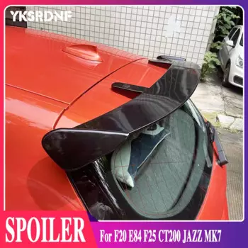 Универсальный автомобильный спойлер, подходит для F20, E84, F25, CT200, JAZZ, MK7, из АБС-пластика, гоночного седана, заднего крыла автомобиля, черного цвета, без рисунка