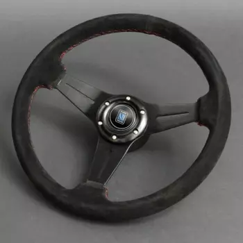 Универсальный гоночный руль Drift 350 мм Nardi, автомобильное замшевое кожаное рулевое колесо JDM Volantes для VW HONDA TOYOTA BMW Nissan