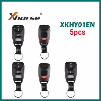 Универсальный проводной пульт дистанционного управления Xhorse XKHY01EN для Hyundai 3 + 1 кнопочный автомобильный пульт дистанционного управления для Xhorse VVDI ключ инструмент английская версия, 5 шт.
