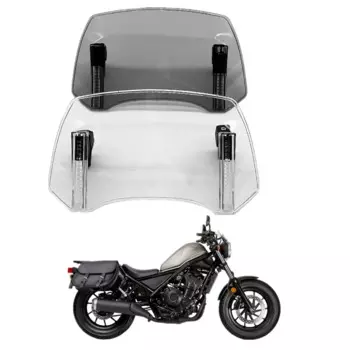 Универсальный удлинитель лобового стекла для Honda REBEL CMX1100 CMX500 CMX300 2017-2021, регулируемый спойлер с зажимом, отражатель