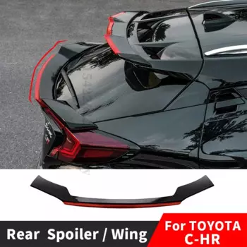 Универсальный задний спойлер, хвостовое крыло для Toyota CHR C-HR 2018 2016 2017 2019 2020, тюнинговые украшения, аксессуары, комплект кузова, губа багажника