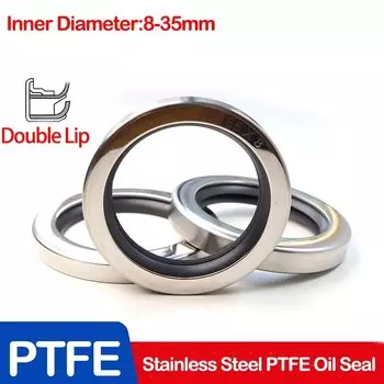 Уплотнение масла PTFE из нержавеющей стали 8-35 мм