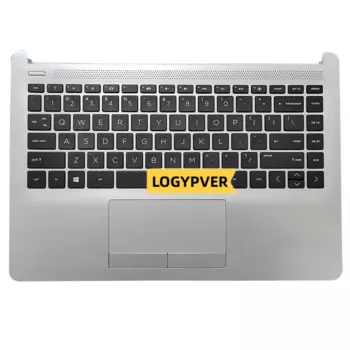 US для HP 340 348 G7, подставка для рук, клавиатура с сенсорной панелью 6070B1688801 L81308-001, отверстие для отпечатка пальца, серебристый, английский