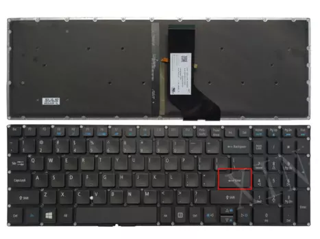 US клавиатура для ноутбука с подсветкой для Acer Aspire R5-571T R5-571TG N16P2