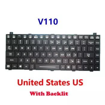 US UK FR Клавиатура с подсветкой для Getac 521012900827 NK5100-01102C-00 английский NK51000-01102C-00/C 531129000021 французский Великобритания