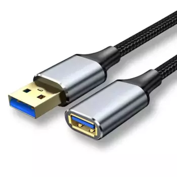 USB3.0 Extension Cable Mouse U Disk Computer Keyboard Connection Extended Data Cable Nylon Braided 1M 2M 3M Aluminum Alloy