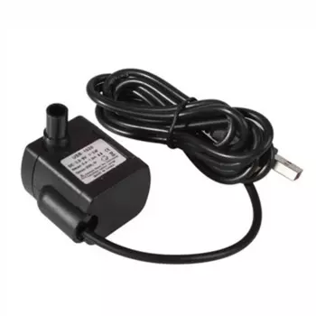 USB-1020 водяной насос, сверхтихий насос для аквариума, фонтана, Водонепроницаемый погружной инструмент, черный