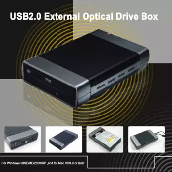 USB 2,0/5,25 для жестких дисков SATA, адаптер стандарта США/ЕС, корпус для оптического привода дюйма, поддержка DVD, 16 скоростей, запись жестких дисков