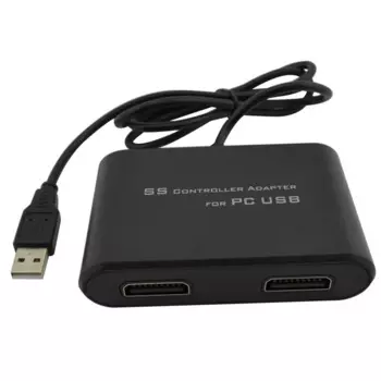 USB-адаптер контроллера для контроллера Sega Saturn SS, игровая панель на ПК, USB-адаптер, двойной порт