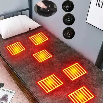 USB электрические одеяла, коврик, электрическая грелка, термостат, нагревательная изоляция, теплая подушка с подогревом, простыня для сна для кемпинга на открытом воздухе