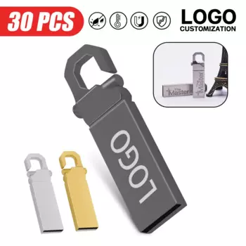 Usb-флеш-накопитель HP металлический водонепроницаемый, 64/32/16/8 ГБ, 30 шт./партия