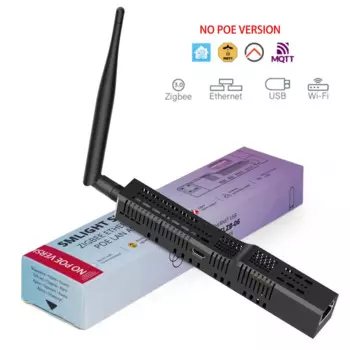 USB и Wi-Fi адаптер без поддержки PoE.,SMLIGHT SLZB-06-A Zigbee 3,0 для Ethernet, работает с Zigbee2MQTT, Home Assistant, ZHA