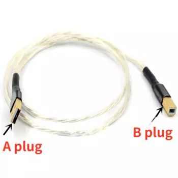 USB-кабель Nordost Odin, высококачественный Hi-Fi кабель для передачи данных типа A to Type B для декодера ЦАП, звуковой карты, аудиокабель, линии передачи данных ЦАП