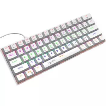 USB-клавиатура Механическая Проводная компактная, 61 клавиша, 60% RGB