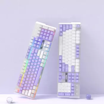 USB-клавиатура Механическая Проводная с Rgb-подсветкой, 104 клавиш