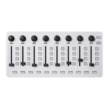 USB Midi-клавиатура Controlador, микшерная консоль, 43 кнопки с подсветкой, 8-канальные фейдеры, беспроводной MIDI-контроллер,