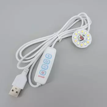 USB настольная лампа теплый белый