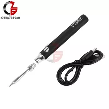 USB-паяльник 5 В 8 Вт, беспроводной электрический паяльник, ручка Type-C, литиевая батарея, портативный ремонт, сварочные инструменты
