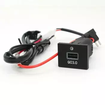 USB-разъем для зарядного устройства, адаптер быстрой зарядки QC3.0, выключатель питания для Ford Focus 2 Mk2 2009 2010 2011, автомобильные аксессуары для электроники