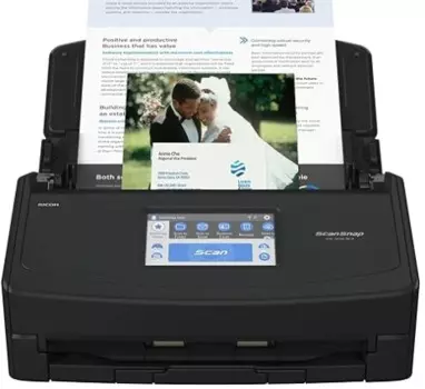 USB-сканер для документов Fujitsu ScanSnap IX1600 со стандартной фотографией, используемой для промышленного и настольного сканирования